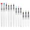 12 Pieces Water Color Brush Pen Set, Watercolor Paint Pens, Water Color Water-Base Markers, Water Soluble Colored Pencil Ideal for All Water Soluble Pigment and Watercolor Media